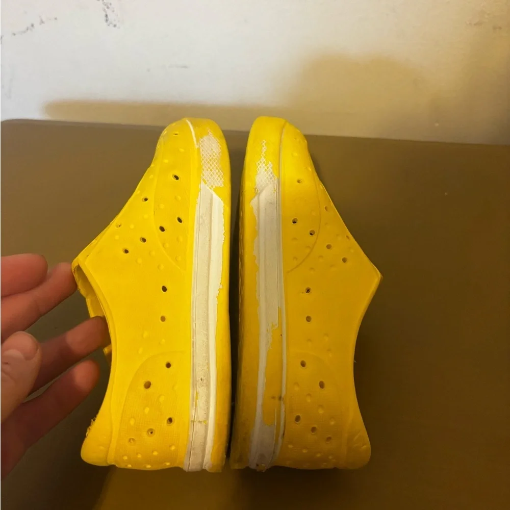Bright Yellow Slip-On Shoes 9/10